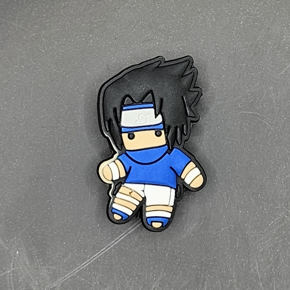 (5/$15) Sasuke Uchiha Doll Croc Charm - Picture 1 of 2